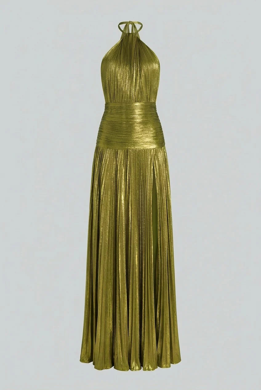 Women'S Olive Green Maxi Dress