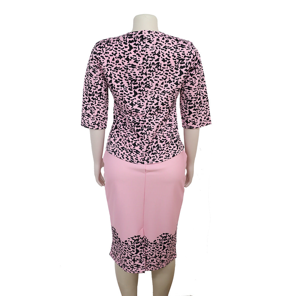 Autumn New Large African Women'S Dress Set