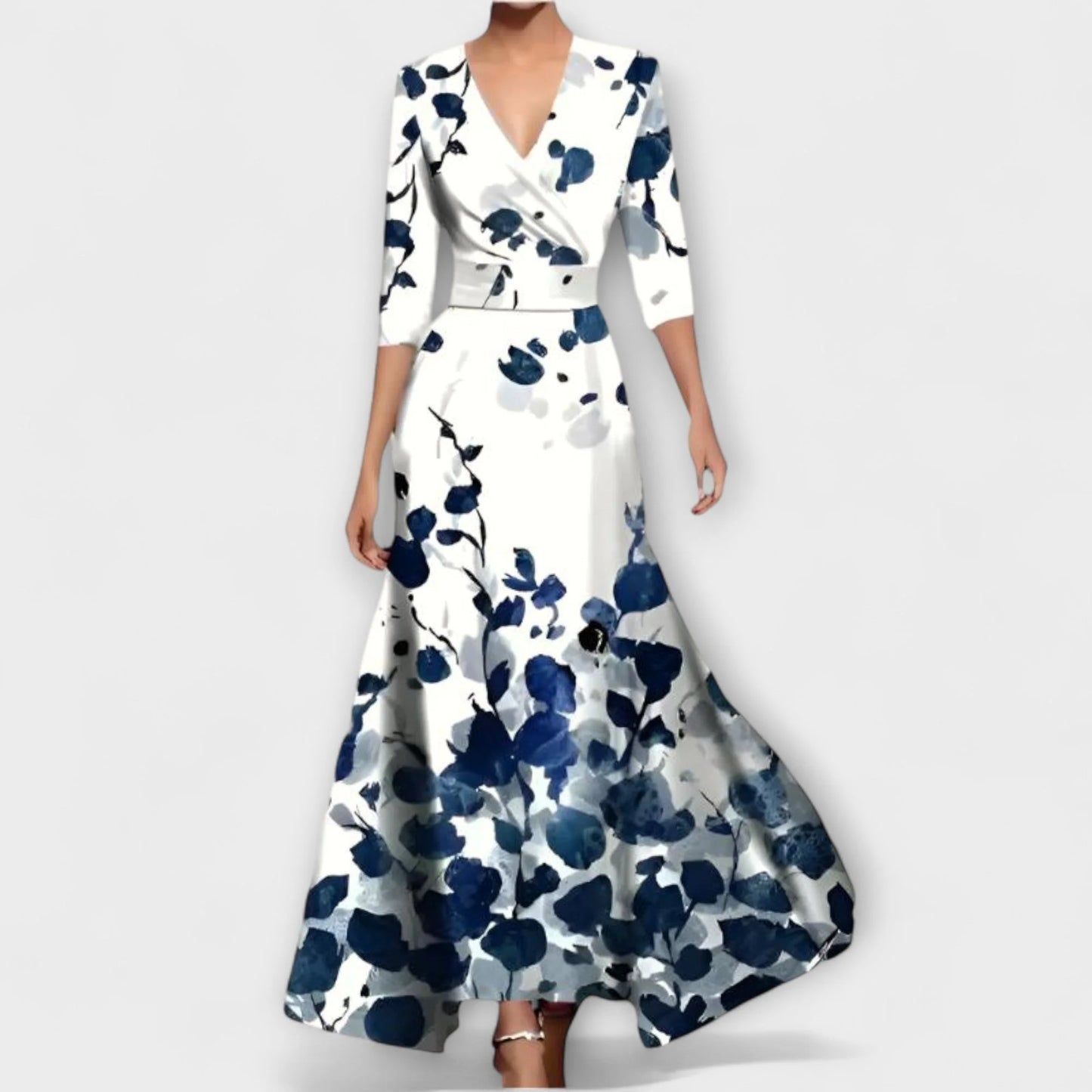 Alma - Elegant Sleeve Design Women'S Dress