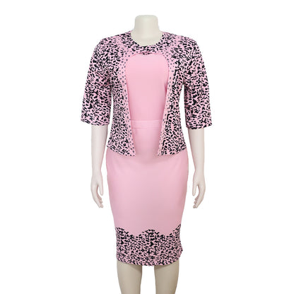 Autumn New Large African Women'S Dress Set