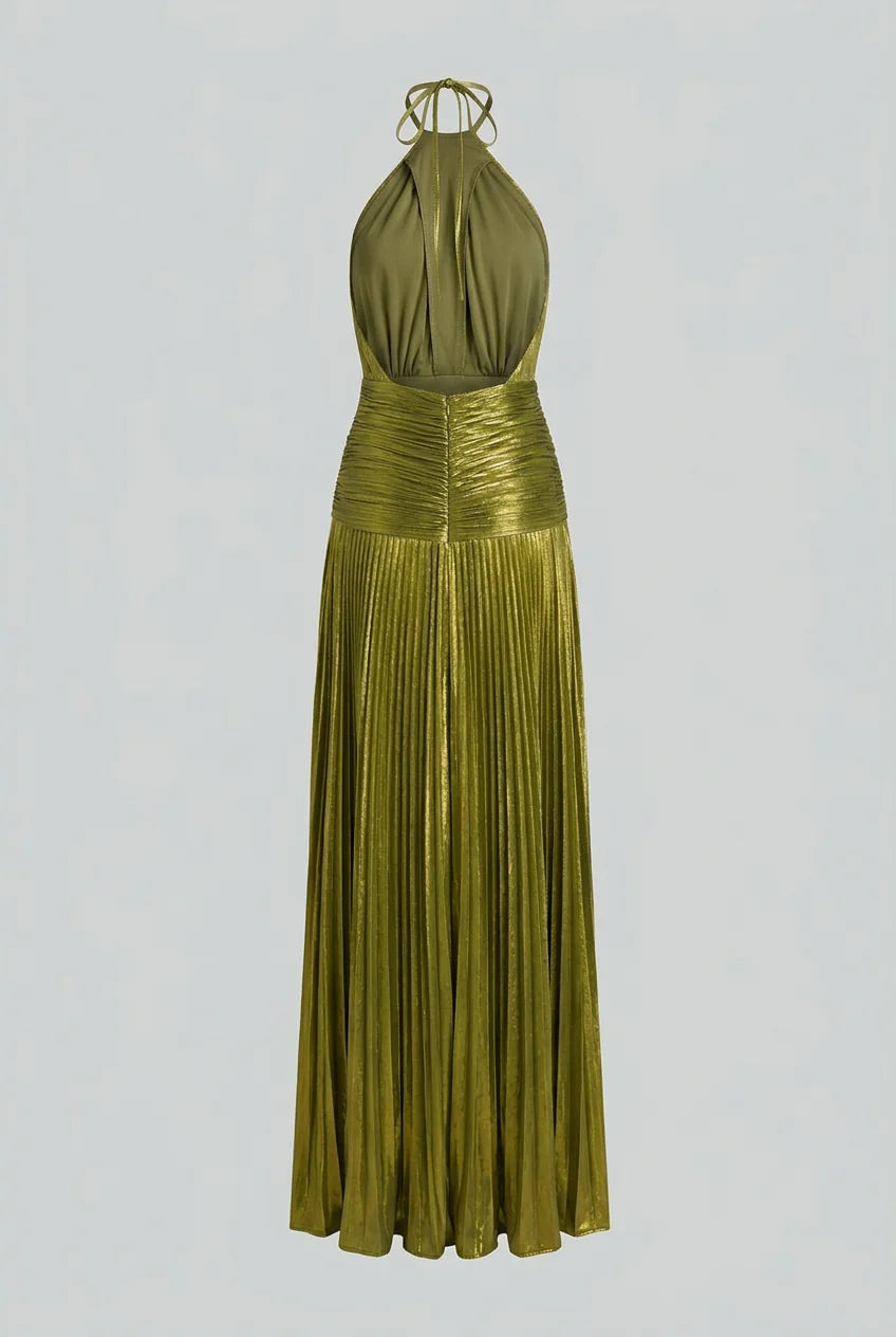 Women'S Olive Green Maxi Dress